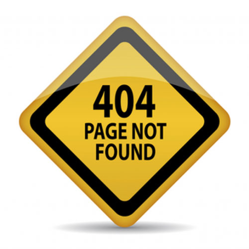 404 error page